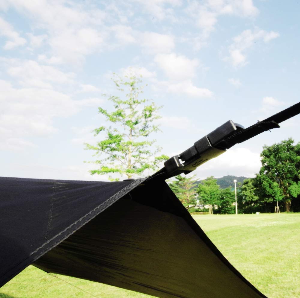 Canadian East X Ogawa Outdoor Camping Tarp Pentagon Black CETO1023