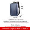 Men's Trendy Waterproof Business Travel Backpack with ABS Hard Shell