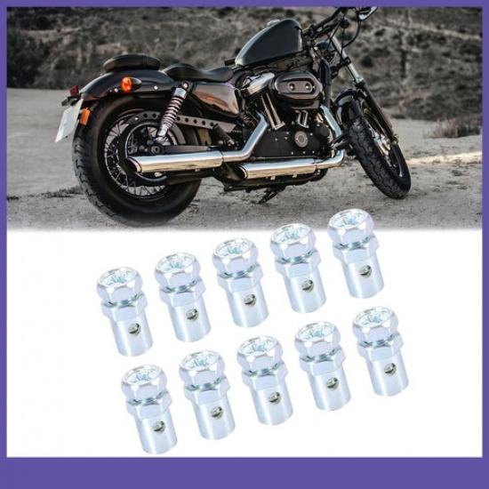 10Pcs Motorcycle Universal Brake Line Cable Wire Fixed Screws Fastener