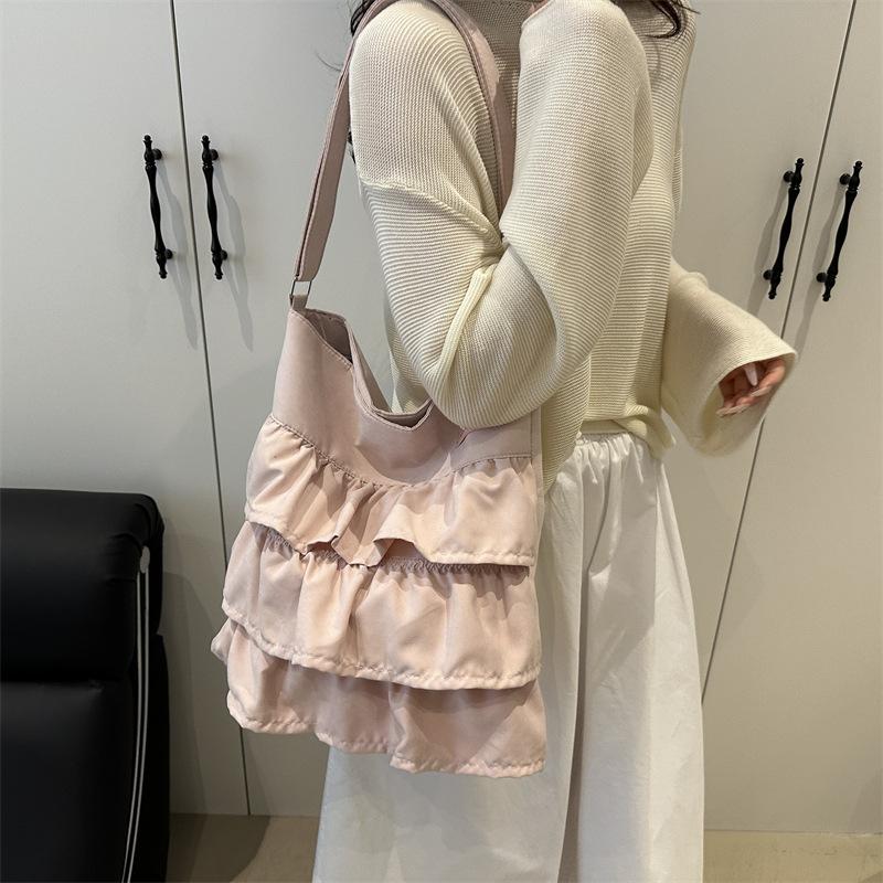 Fashion Large Capacity Side Crossbody Bag Portable Casual Handbag Shoulder Bag Summer Women's Bucket Bags CLE