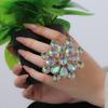 Exaggerated Ring Fashion Classy Open Hand Jewelry Women's Accessories