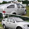 Sun Rain Guards Side Window Deflector Window Visor for Nissan Navara D40 2006-2014 4PCS/SET Door Rain Double Cabin  Accessories