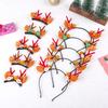 Christmas Decorations Santa Claus Antlers Hairpin Hairband Christmas Hairband Children's Christmas Gift