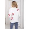 Women's Sweater New Love Sweater Round Neck Pullover Large Size Knitted Sweater