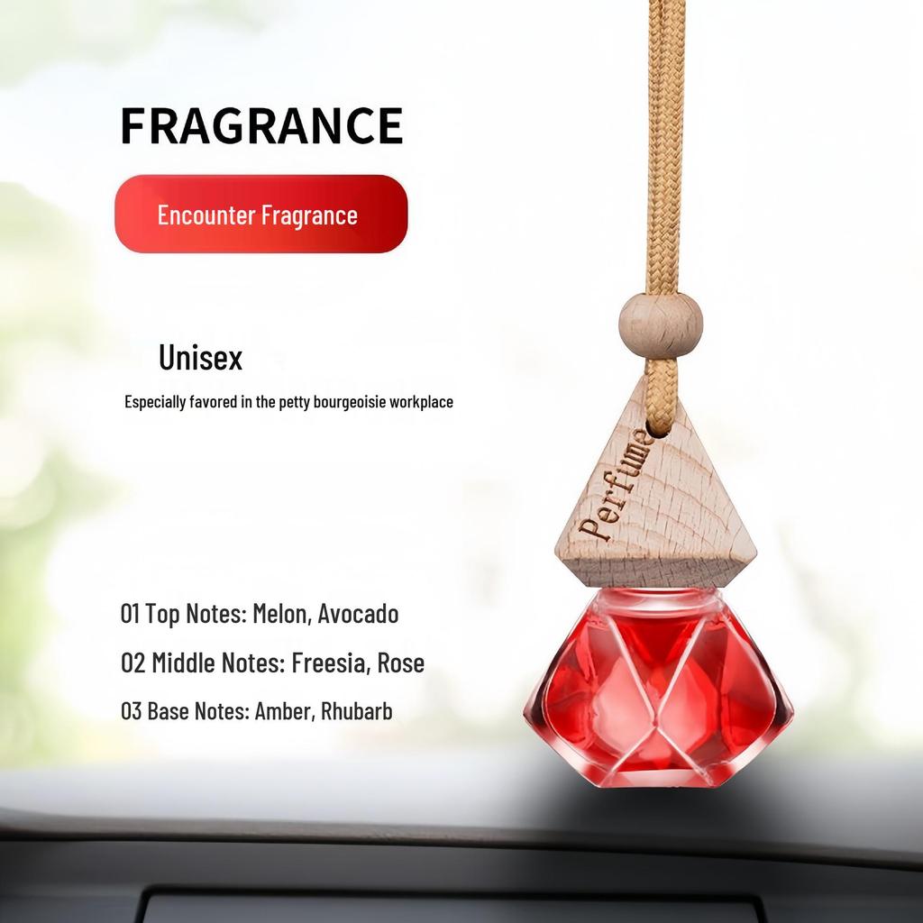 Aromatherapy Car Pendant: Long-lasting Fragrance Ornament for Men & Women