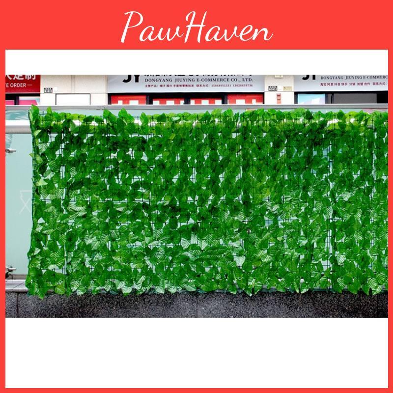Üppig grünes künstliches Blattzaunpanel für Außendekoration und Sichtschutz