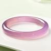 Violet Jade Ice-Type Women's Bangle Bracelet