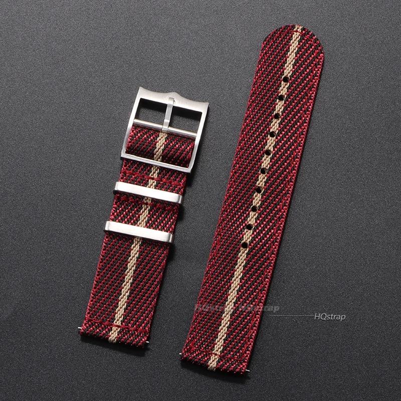 Premium Nylon Uhrenarmband für Rolex 20mm 22mm Militärarmband für Seiko Stoff Leinwand Armband für Damen Herren Armee Sport Armband