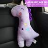 Giraffe Car Seat Belt Pillow Cute Animal Strap Belt Cushion Toy Neck Support Pillow for Kids