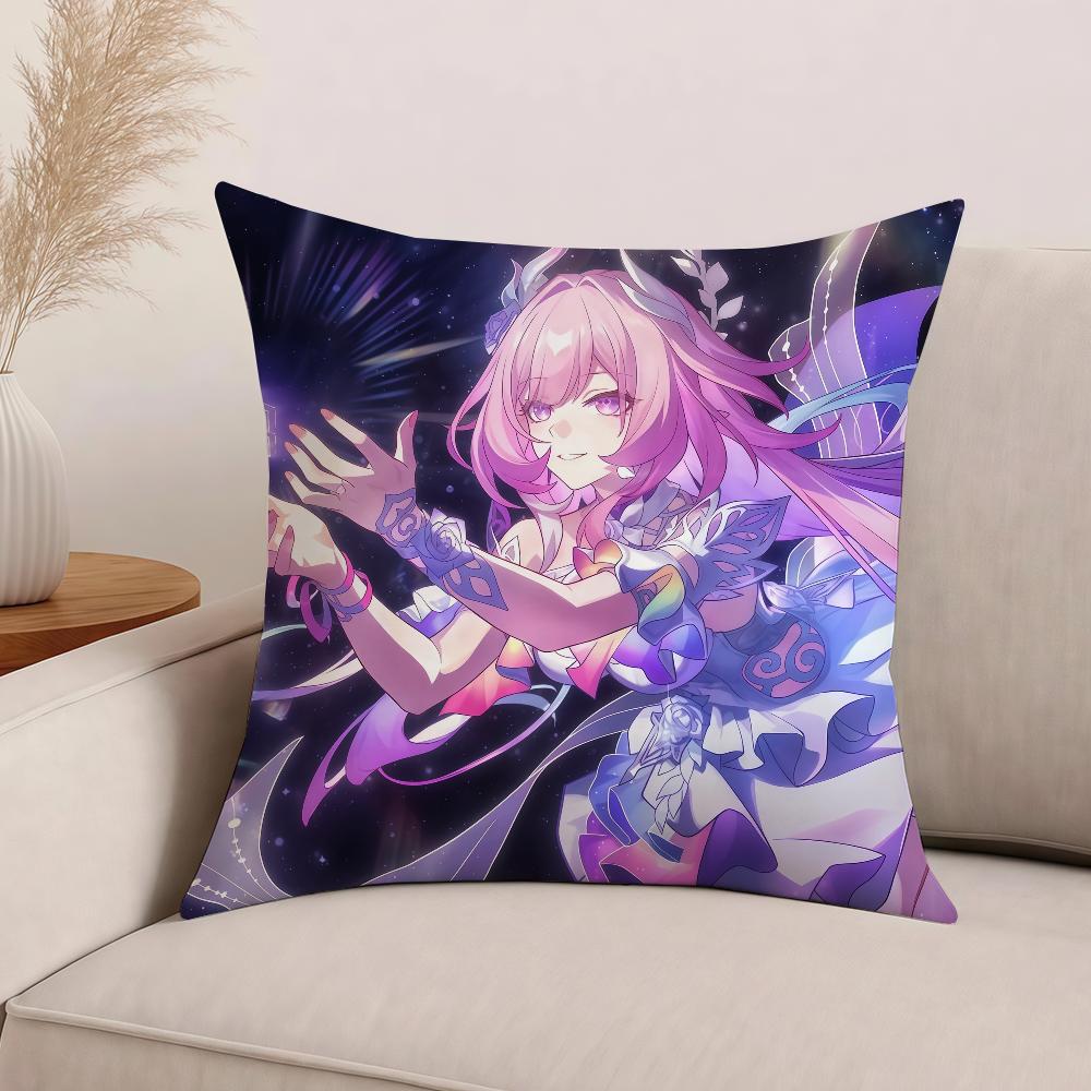 Game Honkai Star Rail Cyrene Pillow Case Office Cushions Suitable For Sofa Car Bedroom Decorative Cushion Cover