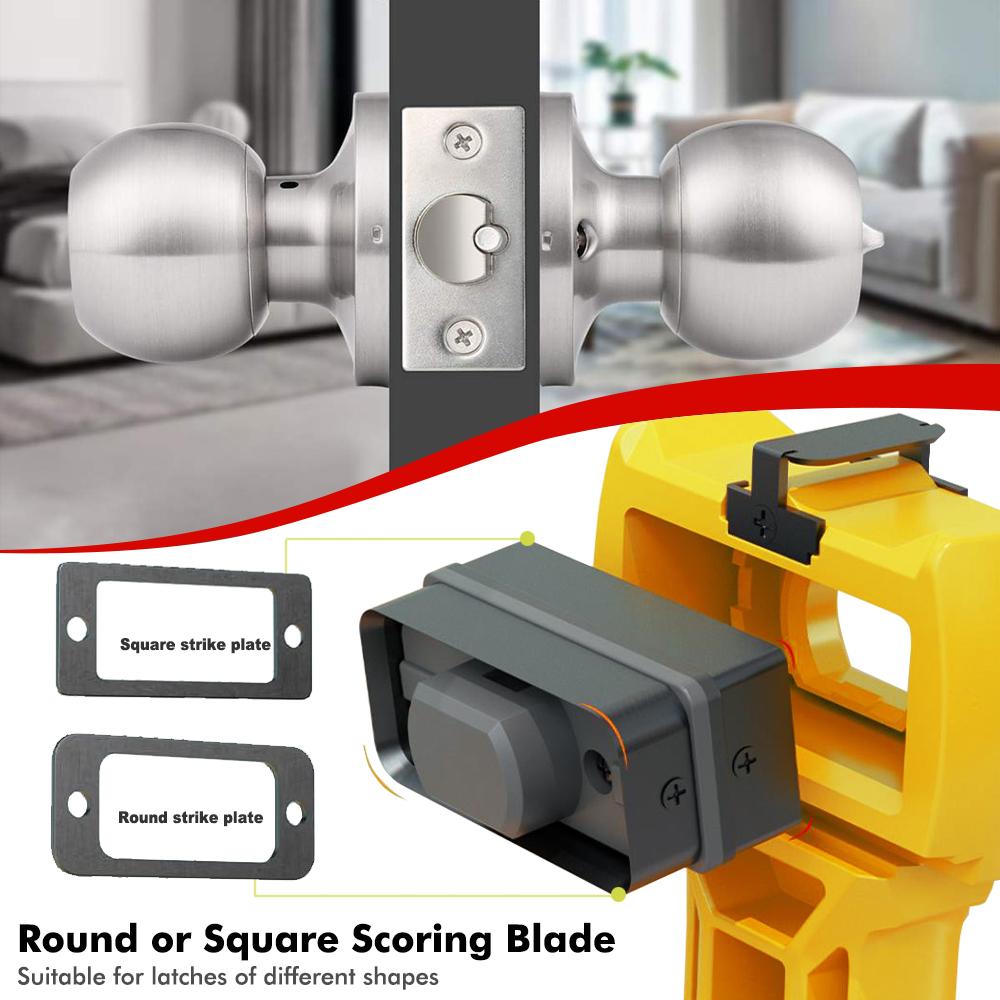 Door Latch Installation Kit Built-in Scoring Chisel Tools Chisel Tool Accurate Door Latch Kit for Accurate Chiseling and Scoring