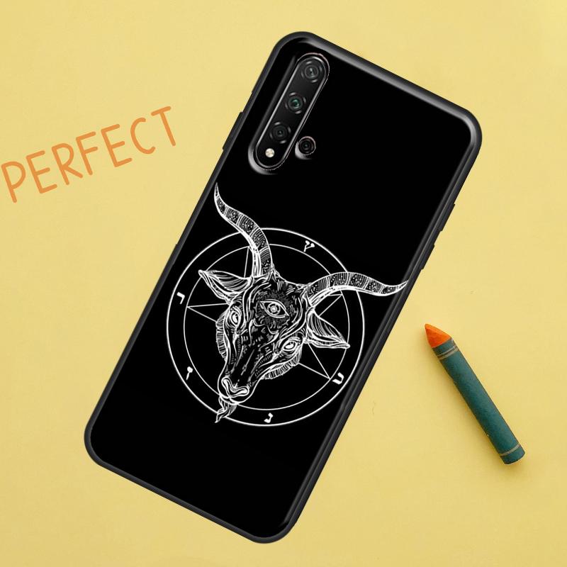 Witchcraft Occult Pentagram For Huawei Nova Y91 Y70 Y72 Y73 Y60 Y90 Y61 8i 7i 11i 12i 12s 9 10 SE P20 P30 P40 Lite Case