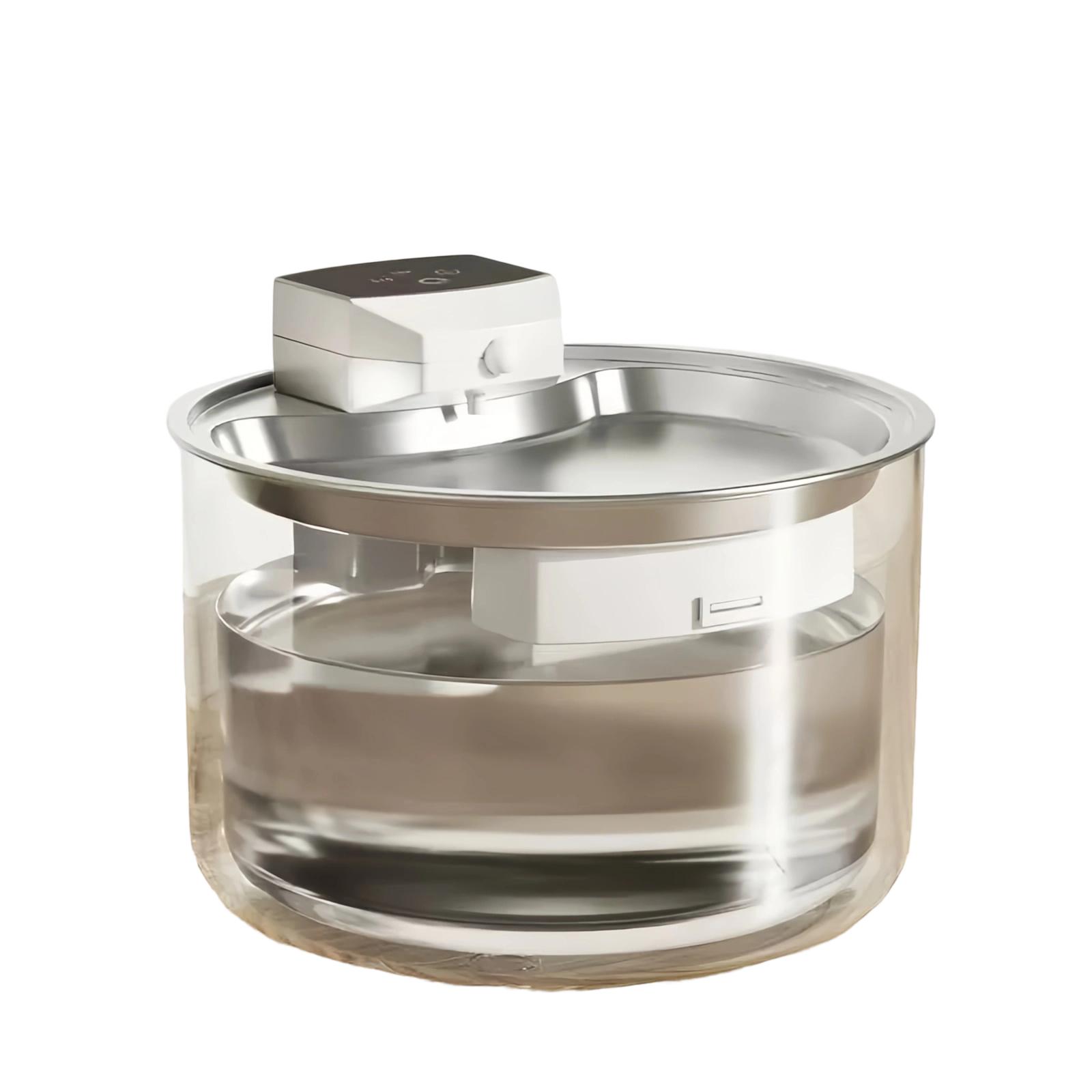 

Беспроводной Вода Беспроводной: Работающий от батареек - 108 унций/3,2 л Автоматическая поилка для домашних животных Перезаряжаемый питьевой фонтанчик S Для S Для помещений One Size белый