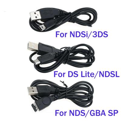 USB Veri Şarj Cihazı Şarj Güç Kablosu Kablosu DS Lite DSL NDSL NDSi 3DS Yeni 3DS XL LL NDS GBA SP