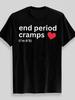 Vtipné Streetwear Křeče při menstruaci Jsem 195 cm Písmenný Grafický Pánské a Dámské Tričko Tee Oversize Vintage Anime Y2K Oblečení Topy