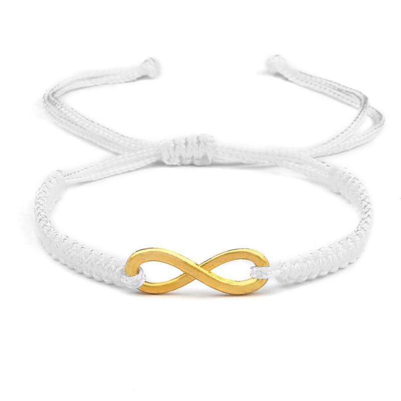 Classic Infinity Bracelet Friendship Braided Adjustable For Couples Men Women Handmade String Charms Bracelets&Bangles Jewelry