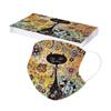 10PC Adult Flowers Cat Cartoons Printing Three-Layer Disposable Protective Mask