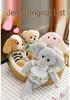 Cute Jenny Animal Figurines: Realistic Elephants, Rabbits, Bears - Plush Toys & Cushions for Gifts & Decor