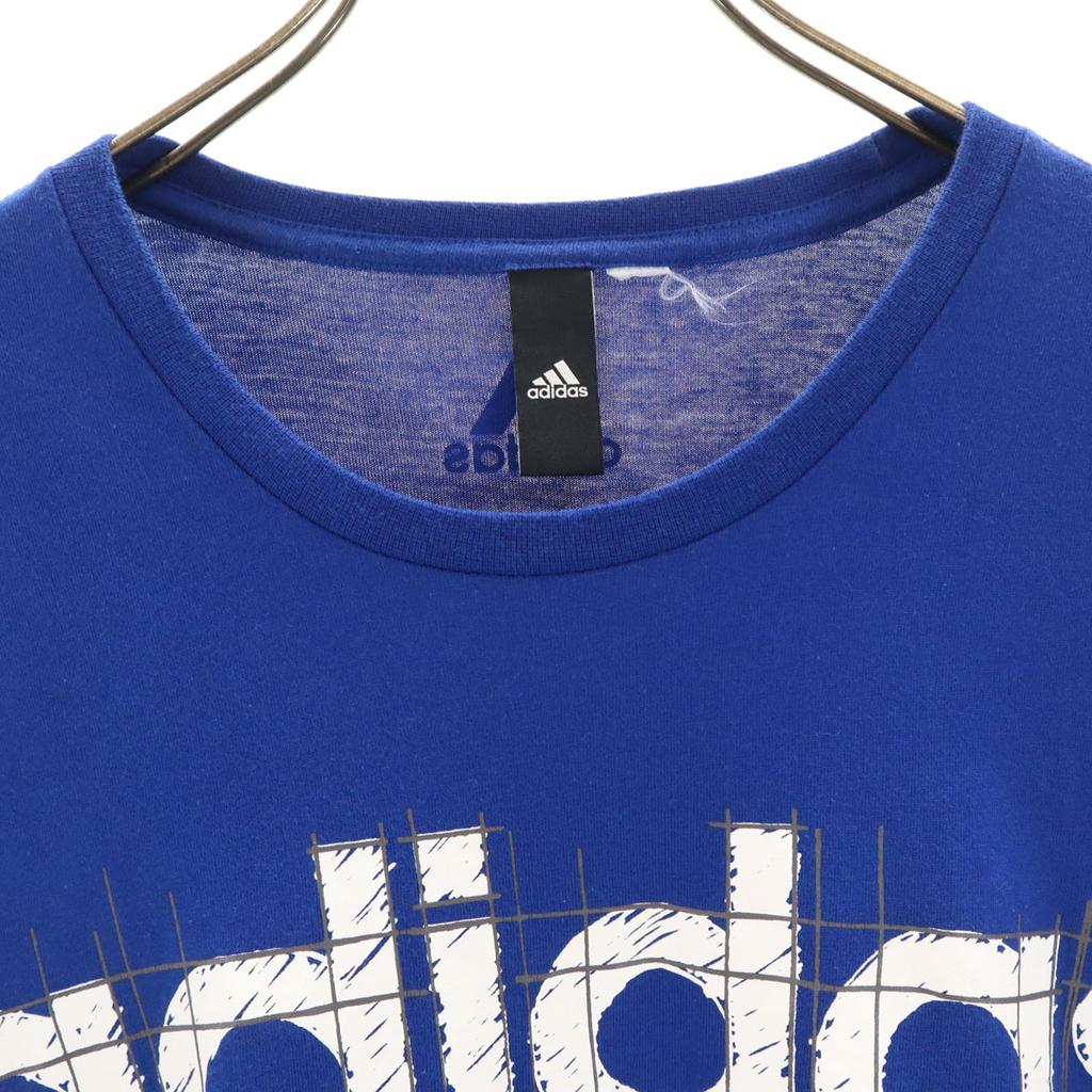 adidas Short sleeve T-shirt blue Men's Used