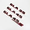 ABAL1 2024 New Style Two Tone Letters Numbers GLA35 GLA45 GLA45S Turbo 4matic+ for Car Fender Trunk Rear X156 Sticke