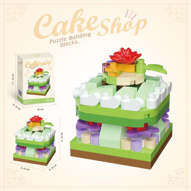 

Birthday Cake Building Blocks: Educational DIY Toy for Children & Party Decoration