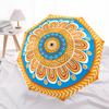 1pc Mandala Automatic Opening/Closing Folding Umbrella with 8 Ribs, Portable Sunshade Umbrella Birthday and Holidays gifts yy250105103