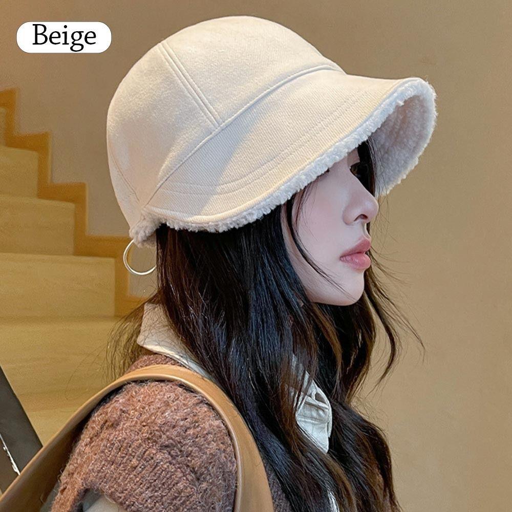 

Кепки-бомберы для девочек, теплые шапки из овечьей шерсти, бейсболки, кепки-панамки, бейсболки бежевый