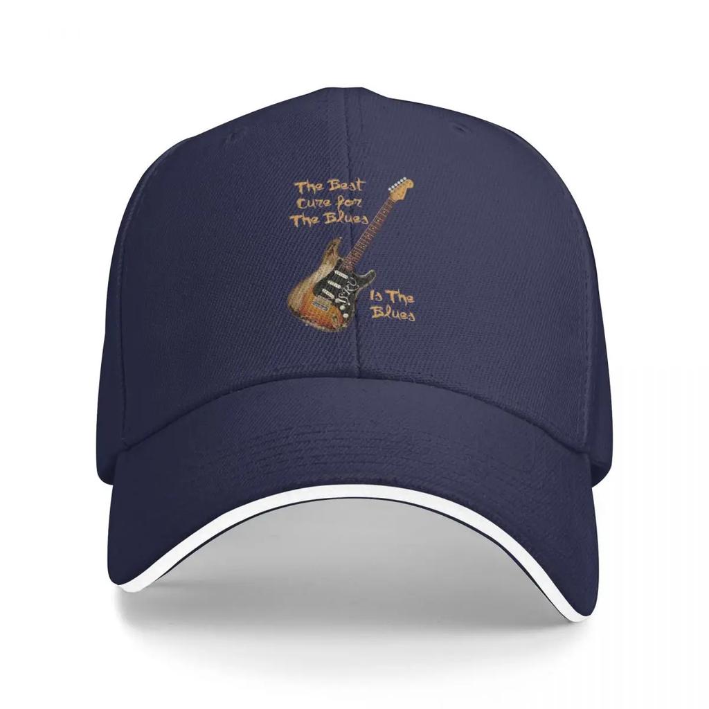 SRV Stevie Ray Vaughan La Migliore Cura è Blues Cappellino da Baseball cappelli invernali per uomo Cappello Uomo Abbigliamento da Golf di Lusso Uomo Donna