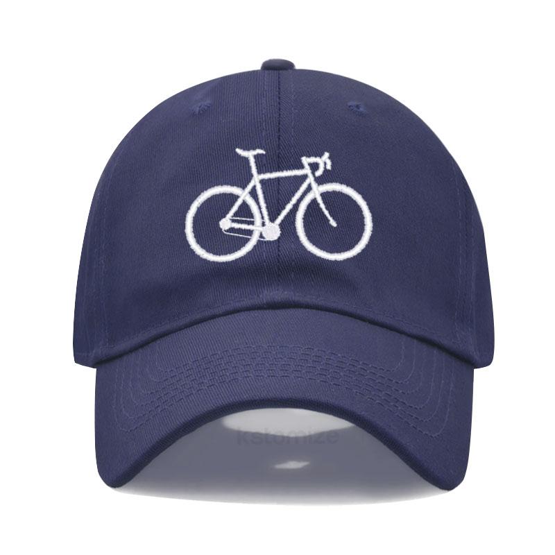 Soft Cotton Baseball Cap for Women Men Adjustable Fashion Bicycle Embroidered Dad Hat Unisex Classic Golf Caps