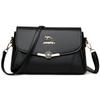 Solid Color High Quality PU Leather Small Shoulder Bagsfor Women New Messenger Bags with  Crossbody Bag