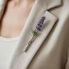 Kreative Blumen Einsteck-Brosche Elegante Metall Zweigförmige Anstecknadeln DIY Korsage Pullover