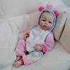 19 Inch Full Vinyl Body Reborn Dolls Luca Realistic Girl Simulation Doll Wear Unicorn Romper Lifelike Baby Toy Doll for Child Play Toy Birthday Gifts