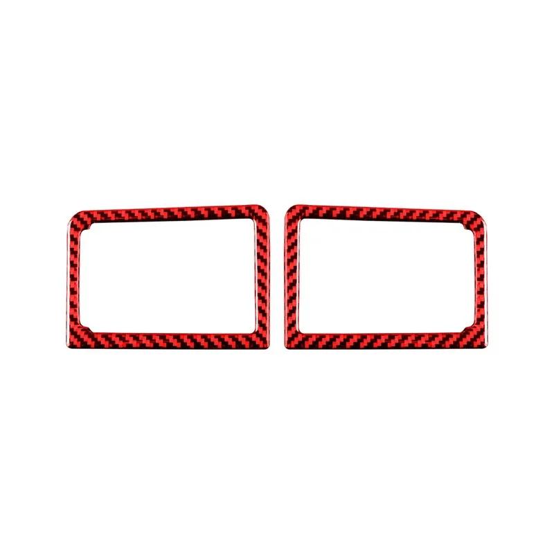 For Ford Mustang 2001-2004 Carbon Fiber Auto Central Control Air Outlet Left Right Vent Panel Trim Frame Decoration Sticker