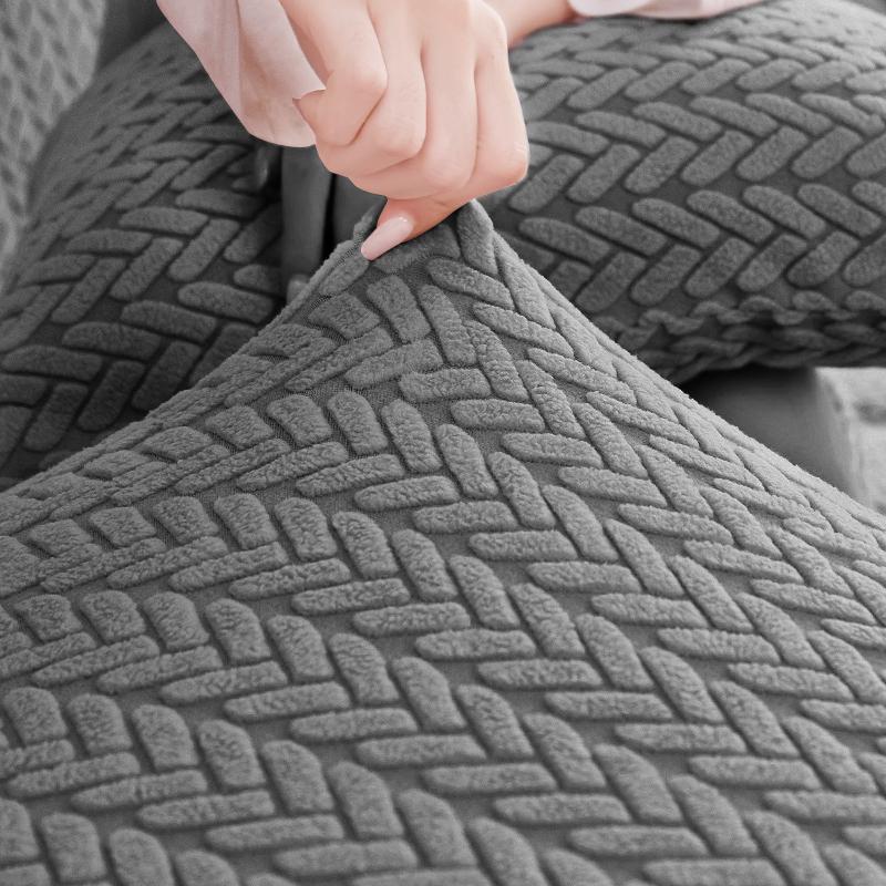 Jacquar Stretch Couch Cushion Cover Thick Cushion Slipcover for Chair Loveseat Sofa Cushion Furniture Protector Seat Cover