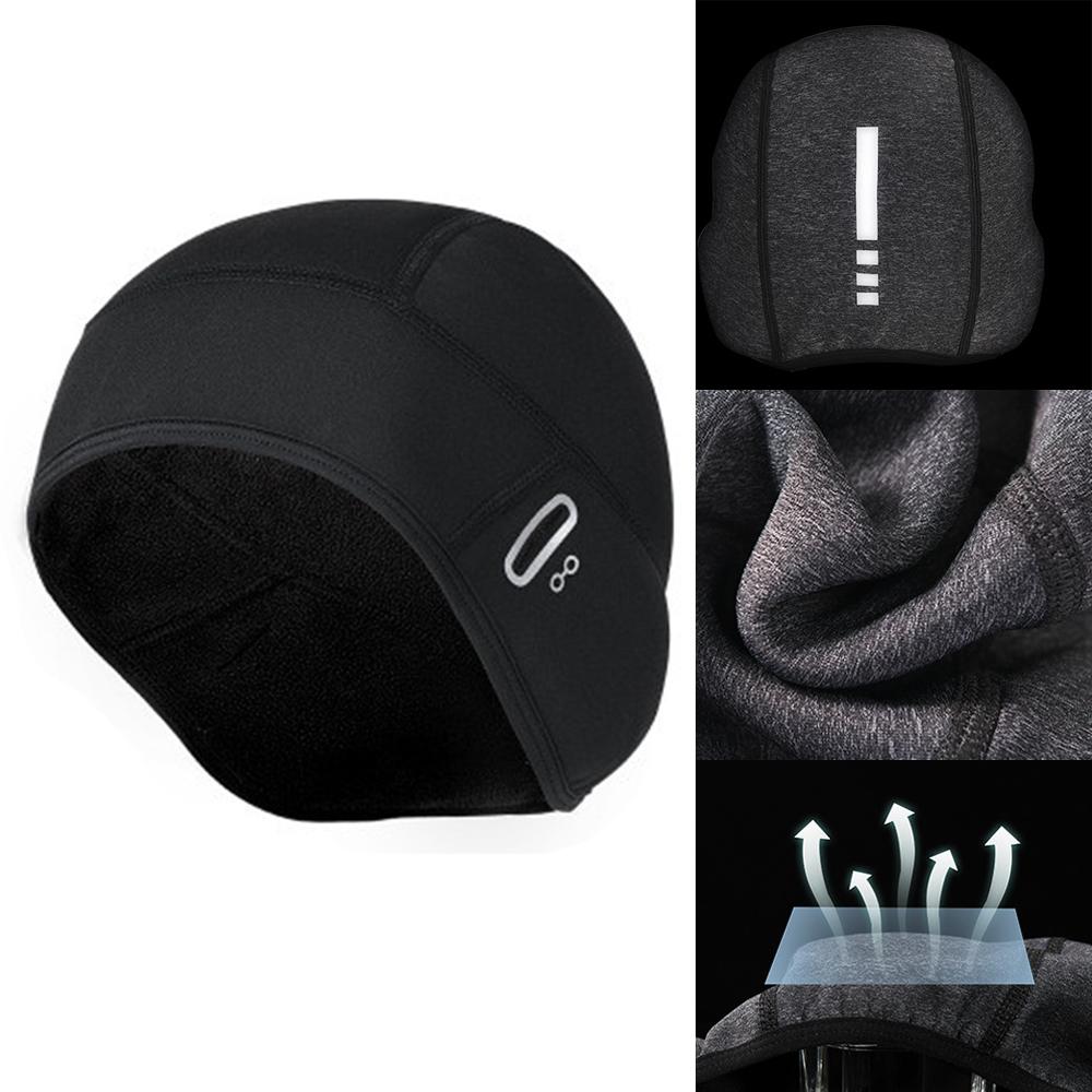 Men Women Outdoor Sports Windproof Running Skiing Thermal Cycling Cap Hat Skull Cap Beanie