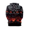 Halloween costume new digital printing dark couple casual sweater
