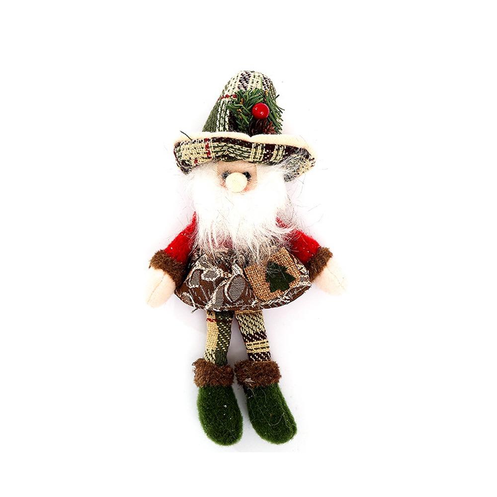 

Cartoon Christmas Plush Doll Hanging Decor Cute Merry Christmas Decoration New Year Decoration Santa Claus