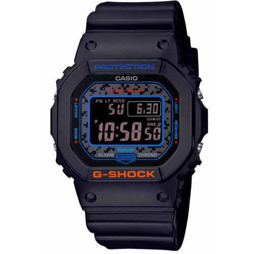 

Casio G-Shock Radio-Controlled Solar Watch, City Camouflage Series GW-B5600CT-1JF, Men s, Black