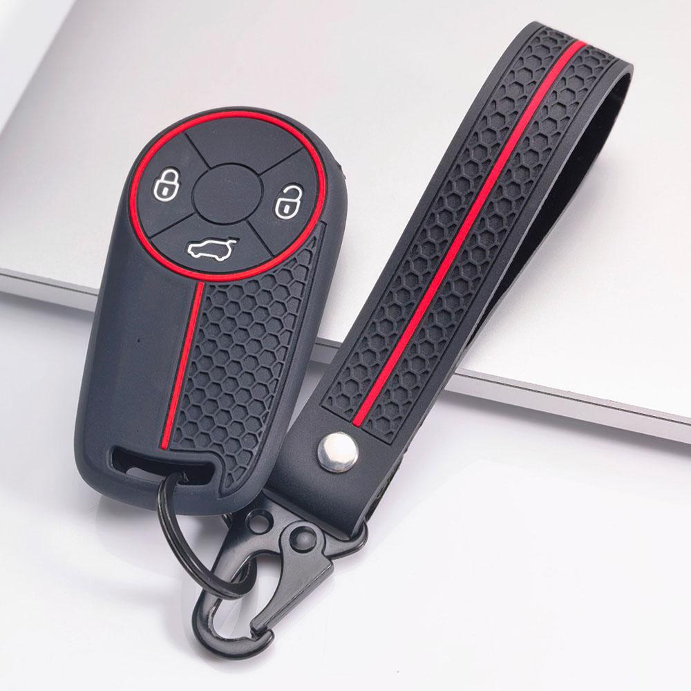 Key Fob Cover for Haval H6 All with Keychain Protective Accessory Key Fob Protection Replacement Daily Use Car Remote Cover Key Shell Accessory