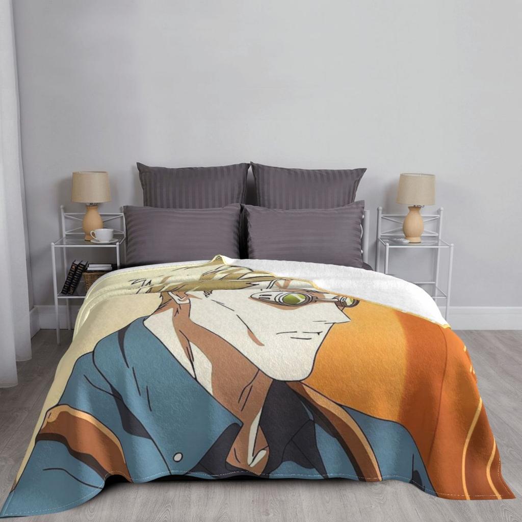 Nanami Kento Jujutsu Kaisen Blanket Soft Warm Flannel Throw Blanket Bedspread for Bed Living room Picnic Travel Home Sofa