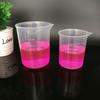 Graduated Transparent Plastic Beaker for Laboratory Use