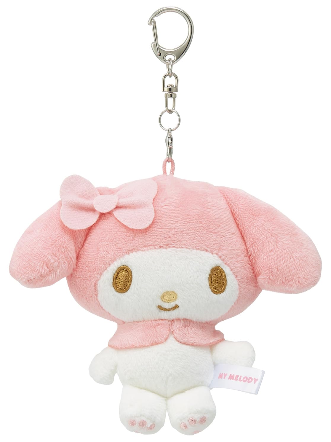 Skater Plush Mirror Keychain Mascot Mirror with Carabiner Clip Sanrio My Melody Die-Cut ZNMD1-A