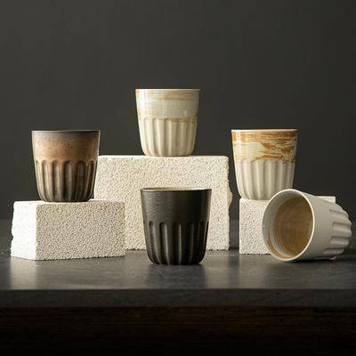 Keramiktasse, Steingut-Teetasse, leichter Luxus, japanisch, kreativ, Homestay, Frühstück, Milchbecher