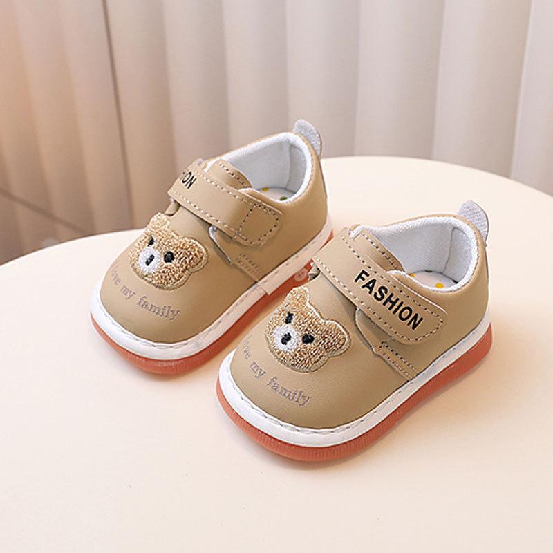 Baby Cartoon Zachte Zool Loopschoenen Voor Peuters Met Klittenband