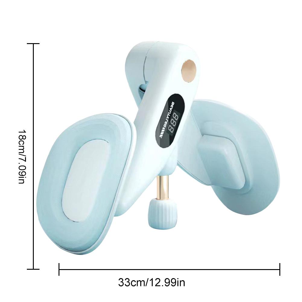 Thigh Trainer Tool with Counter Inner Thigh Exerciser Adjustable Thigh Muscle Strengthen Device for Arm Leg Thigh Toner Exercise