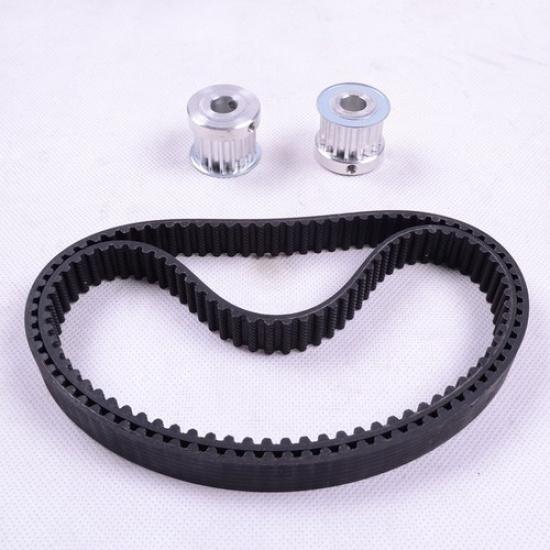 Timing Belt Accessories For Electric Skateboard HTD5M-395435 Kit Rubber