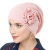 Nové dámské zlaté stříbrné turbanové čepice chemo bandana hidžáb plisovaná indická čepice turbante klobouk dámský šátek na vlasy muslimská pokrývka hlavy