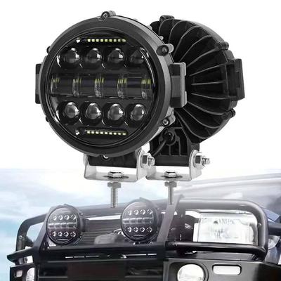 7 cali 150W Okrągłe Reflektory Punktowe Listwa Świetlna Światła Drogowe/Mijania DRL LED Lampa Robocza Do Jazdy Dla Ciężarówki Jeep Off Road SUV UTV ATV Przeciwmgielne LED