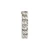 Gucci Interlocking double G logo 925 silver ring men's and women's couple style silver Silver 08
