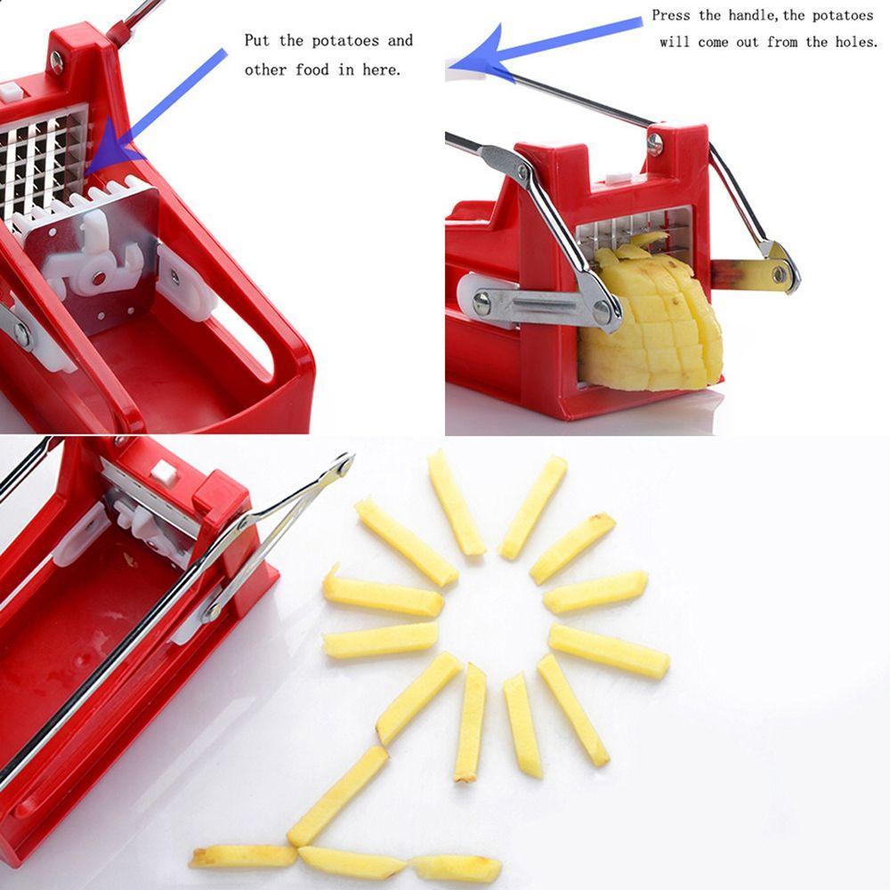 Slicer Maker Chopper Kitchen Chip French Fry Cutters Fries Slicer Potato Chipper French Fries Tool